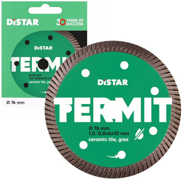 Tarcza diamentowa do cięcia płytek 76x10 mm Distar 11139053030