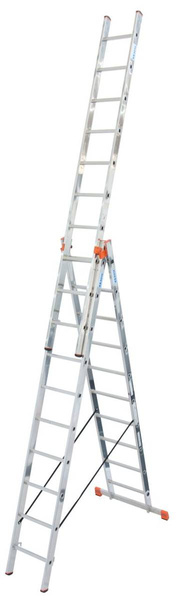 Trzyelementowa drabina wielofunkcyjna 3*10 TRIBILO 129680 KRAUSE