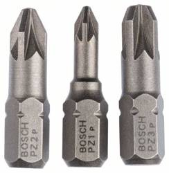 Zestaw bitów Extra Hard do wkrętarek, 3 szt. Bosch 2607001753