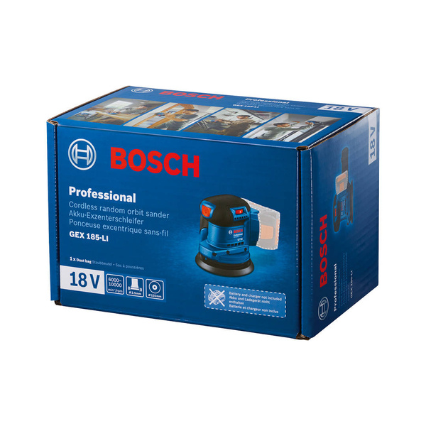 Szlifierka mimośrodowa Bosch GEX 185-LI