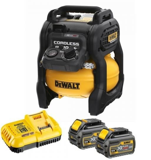 Akumulatorowy kompresor DCC1054T2 DeWalt + 2 x akumulator + ładowarka