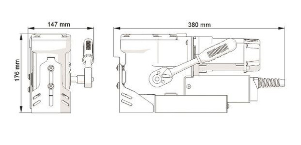 Wiertarka elektromagnetyczna PRO 36 AD Promotech