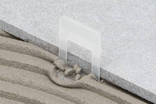 Zestaw 250 szt. klipsów 3D typu "T" 1,5 mm systemu poziomowania RLS 180B01MM3D0250 RAIMONDI