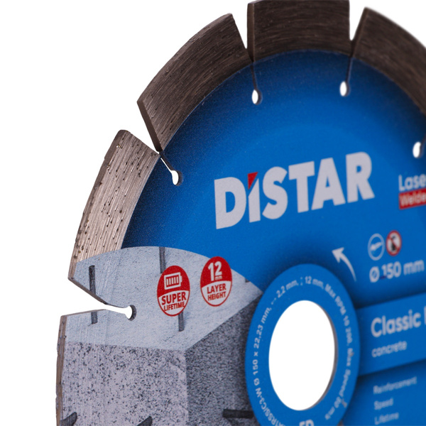 Tarcza diamentowa Distar 150x22,23 1A1RSS/C3-W Classic H12 12315011013