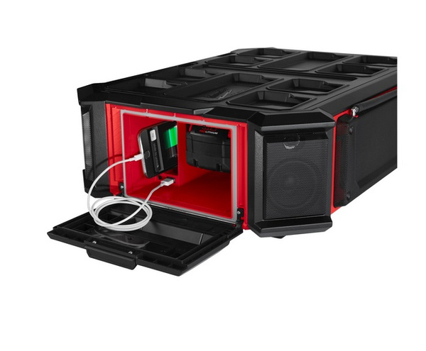 Radio budowlane Milwaukee M18 PRCDAB+-0 z funkcją ładowania akumulatorów