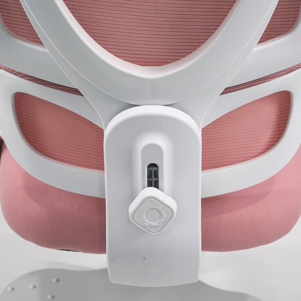 Fotel obrotowy Belivio OSKAR różowy