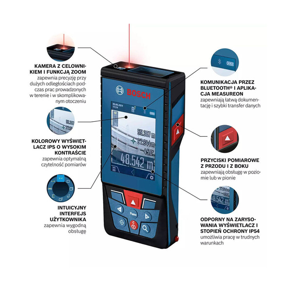 Dalmierz laserowy Bosch GLM 100-25 C