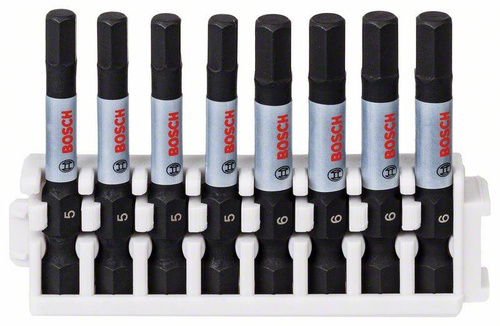 Zestaw bitów Impact Control Power, 8 szt., 4 x H5; 4 x H6 Bosch 2608522332