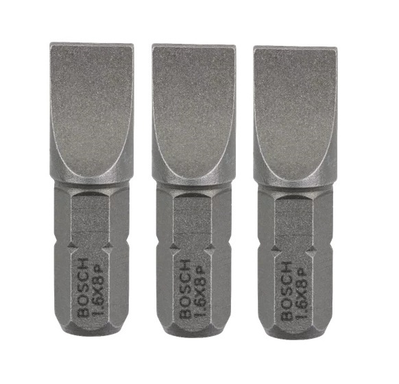 Zestaw 3 szt. bitów S1,6x8,0 Bosch Extra Hart 2607001471