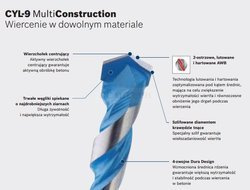 Bosch 2608596060 wiertło CYL-9 Multi Construction 6x90x150