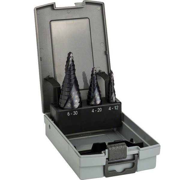 Zestaw 3 szt. wierteł stopniowych do metalu Bosch 2608588069 - zestaw 3 sztuk