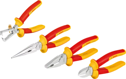 4-częściowy zestaw szczypiec VDE Bosch 1600A02NG1
