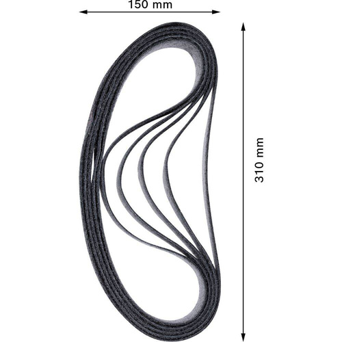 Pas ścierny 40 x 760 mm Bosch Expert 2608901254 (10 sztuk)