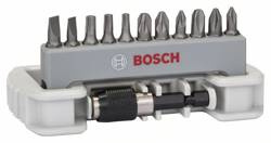 11-elem. zestaw bitów do wkrętarek z uchwytem PH/PZ/T/S Bosch 2608522130