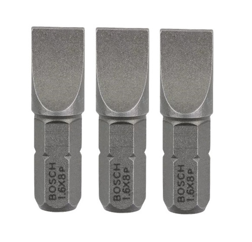 Zestaw 3 szt. bitów S1,6x8,0 Bosch Extra Hart 2607001471