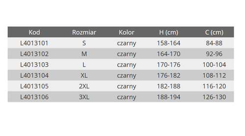 Bluza z kapturem LAHTI PRO rozmiar XL, czarna