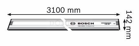 Szyna prowadząca FSN 3100, 1600Z00008 Bosch