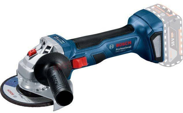 Szlifierka kątowa Bosch GWS 180-LI z zestawem 11 tarcz