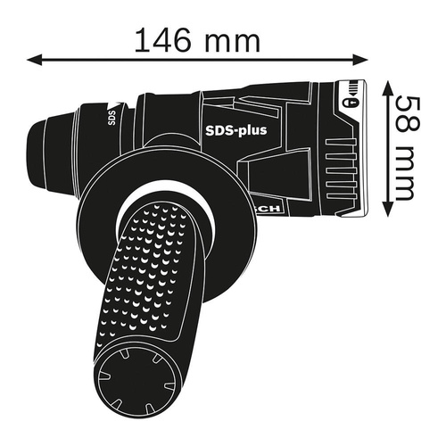 Wymienny uchwyt Bosch GFA 18-H Professional