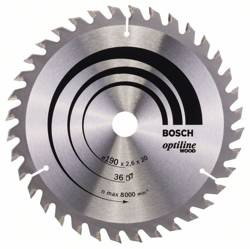Tarcza pilarska Optiline Wood 190x20 Bosch 2608640613