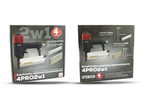 4PRO Sztyfciarka Zszywacz 4PRO2W1