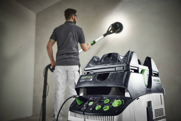 Zestaw szlifierka do gipsu Planex z odkurzaczem CTM 36 E AC-LHS Festool