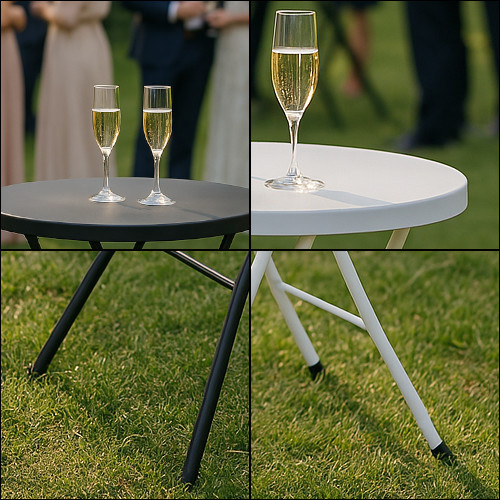 Stół koktajlowy Belivio SELENE BLACK