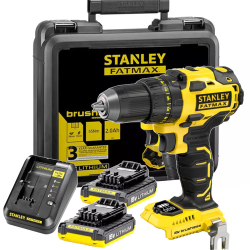 Akumulatorowa wiertarko-wkrętarka Stanley Fatmax FMC607D2