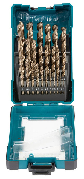 Zestaw 25 szt. wierteł HSS-CO do metalu 1-13mm Makita D-67577