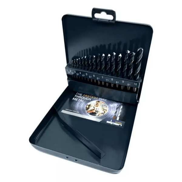 Zestaw wierteł do metalu Alpen 0000810311100 1-10X0,5 mm