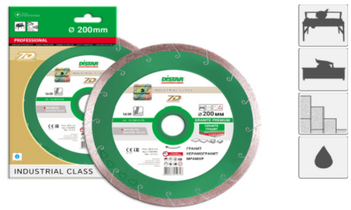 Tarcza diamentowa Granite Premium 1A1R 180x1,6x8,5x25,4 Distar 11320061014
