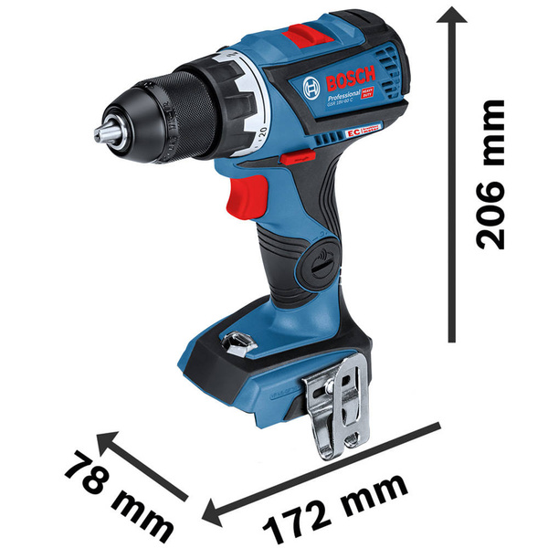 Wiertarko-wkrętarka Bosch GSR 18V-60 C (06019G110D)