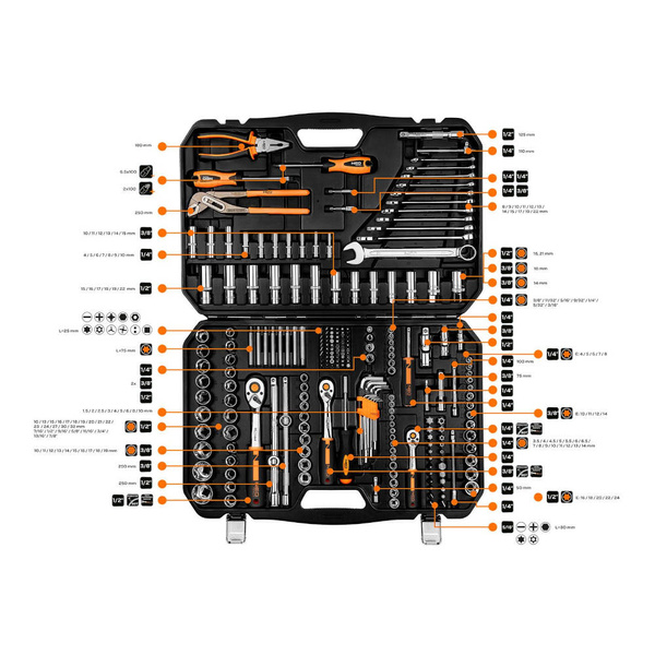 Zestaw narzędzi ręcznych Neo Tools 10-078