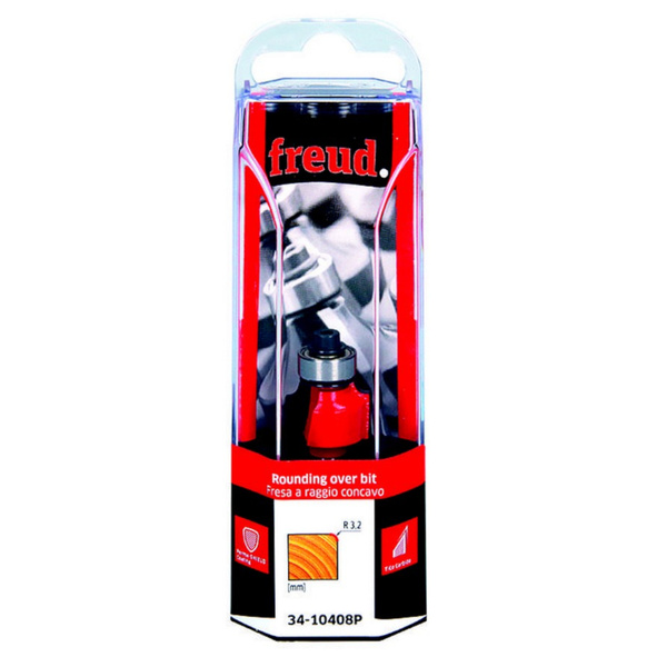 Frez zaokrąglający do drewna Freud R3,2 D19 S8 mm 34-10408P 