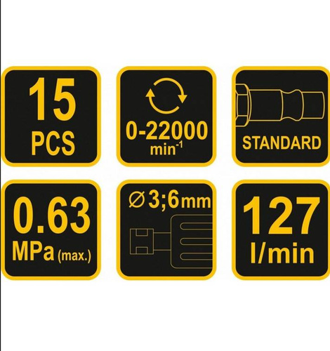 Szlifierka pneumatyczna prosta Vorel 81109
