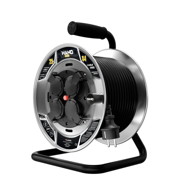 Przedłużacz bębnowy Plastrol PB-HEAVY/S/25M/3X2,5/H05RR-F HAND W-00913