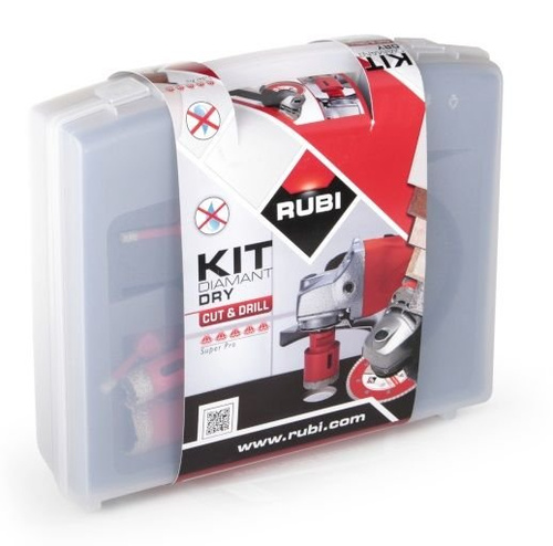 Zestaw tarcza TCR i wiertła DRYGRES Rubi 68923