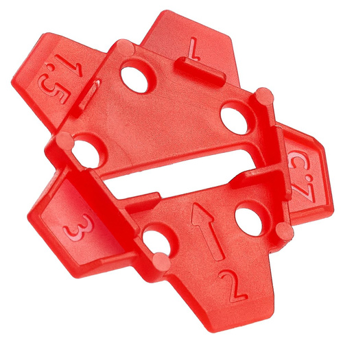 Podkładki pod kliny z dystansem pięcioramiennym Nova TLS Unicross Sendi 01961204314 (50 el.)