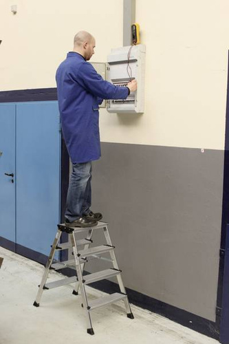 Schodki składane Treppo 2x4 stopnie 126047 KRAUSE