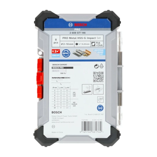 Zestaw wierteł do metalu Bosch 2608577146