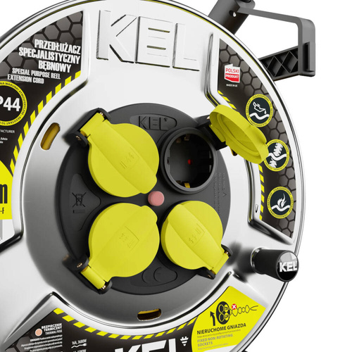 Przedłużacz bębnowy Kel Heavy Duty W-99440 20m 3x2,5