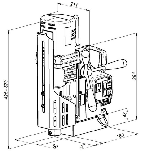 Wiertarka elektromagnetyczna PRO 51 Promotech