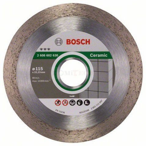 Bosch Diamentowa tarcza tnąca 115 Best for Ceramic 2608602630
