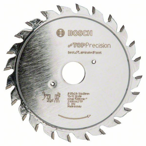 Tarcza do nacinania Top Precision Laminated Panel 125x20 Bosch 2608642131