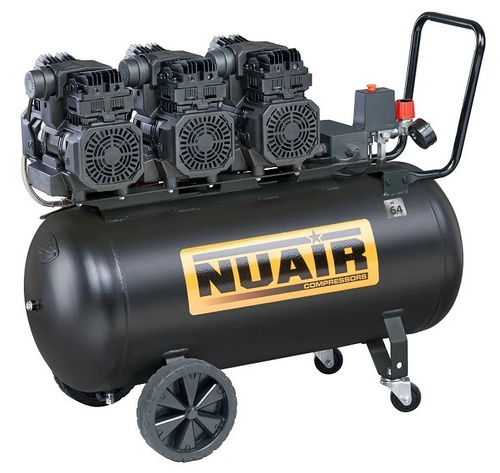 Kompresor bezolejowy 100l Nuair SILTEK TB 100T B2FC684NUA