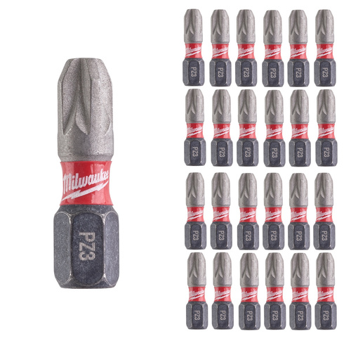 Zestaw 25 szt. bitów udarowych Milwaukee PZ3 25 mm