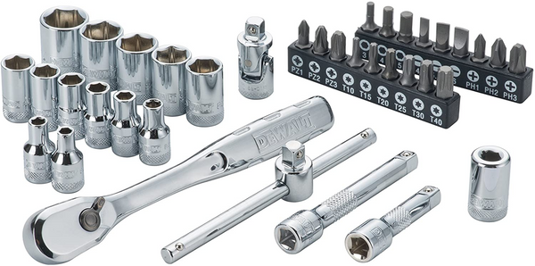 Zestaw nasadek 37 elementów 1/4" DWMT19238-1 DeWALT