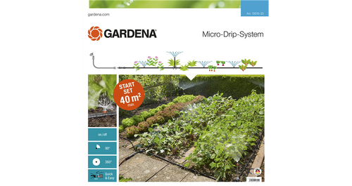 Gardena Micro-Drip-System - zestaw podstawowy na grządki i rabaty Gardena 13015-20