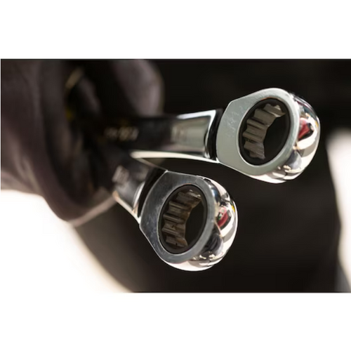 Klucz płasko-oczkowy z grzechotką Stanley