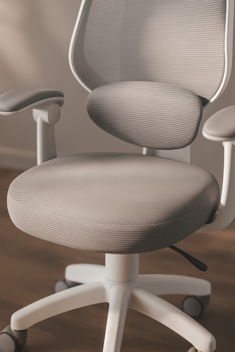 Fotel obrotowy Belivio VIVO szary